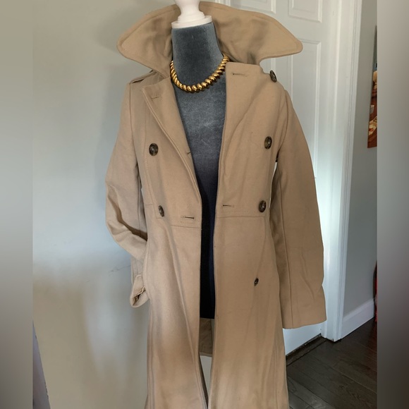 United Colors Of Benetton Jackets & Blazers - Benetton Double-breasted Peacoat Camel size 38UK